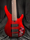 Yamaha TRBX305 CAR 5-String Electric Bass Guitar, Candy Apple Red