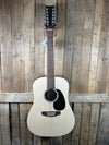 Martin D-X2E 12-string Dreadnought Acoustic Guitar-Brazilian Rosewood Pattern