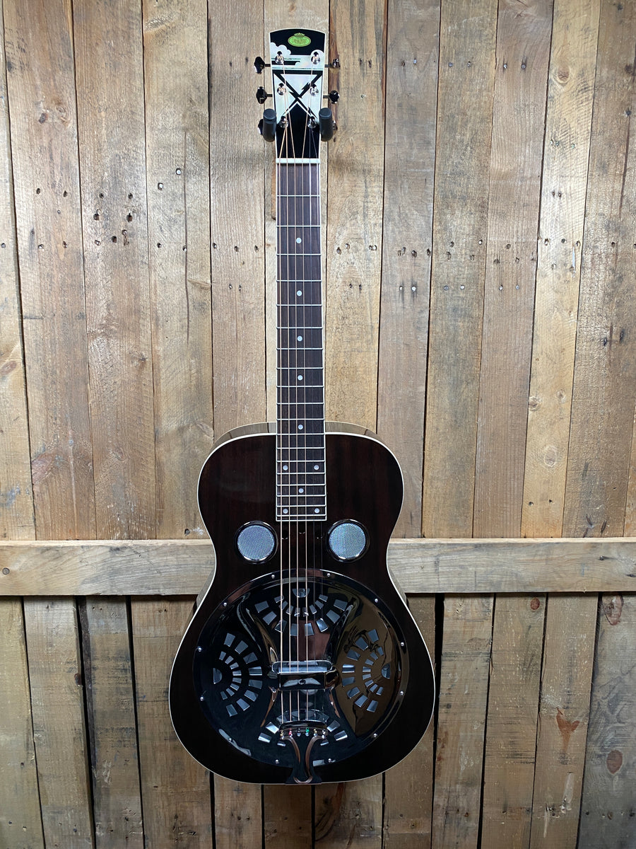 Regal RD-52 Artist Series Squareneck Black Lightning Resophonic