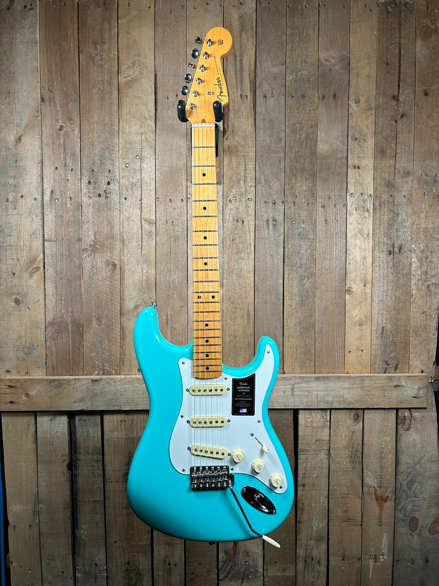 Fender American Vintage II 1957 Stratocaster Electric Guitar Seafoam
