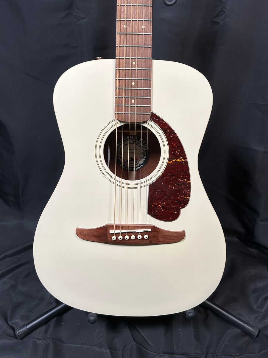 【Xmasセール！】fender Malibu Player エレアコ ホワイト Fender Malibu Player Acoustic Guitar-Olympic White