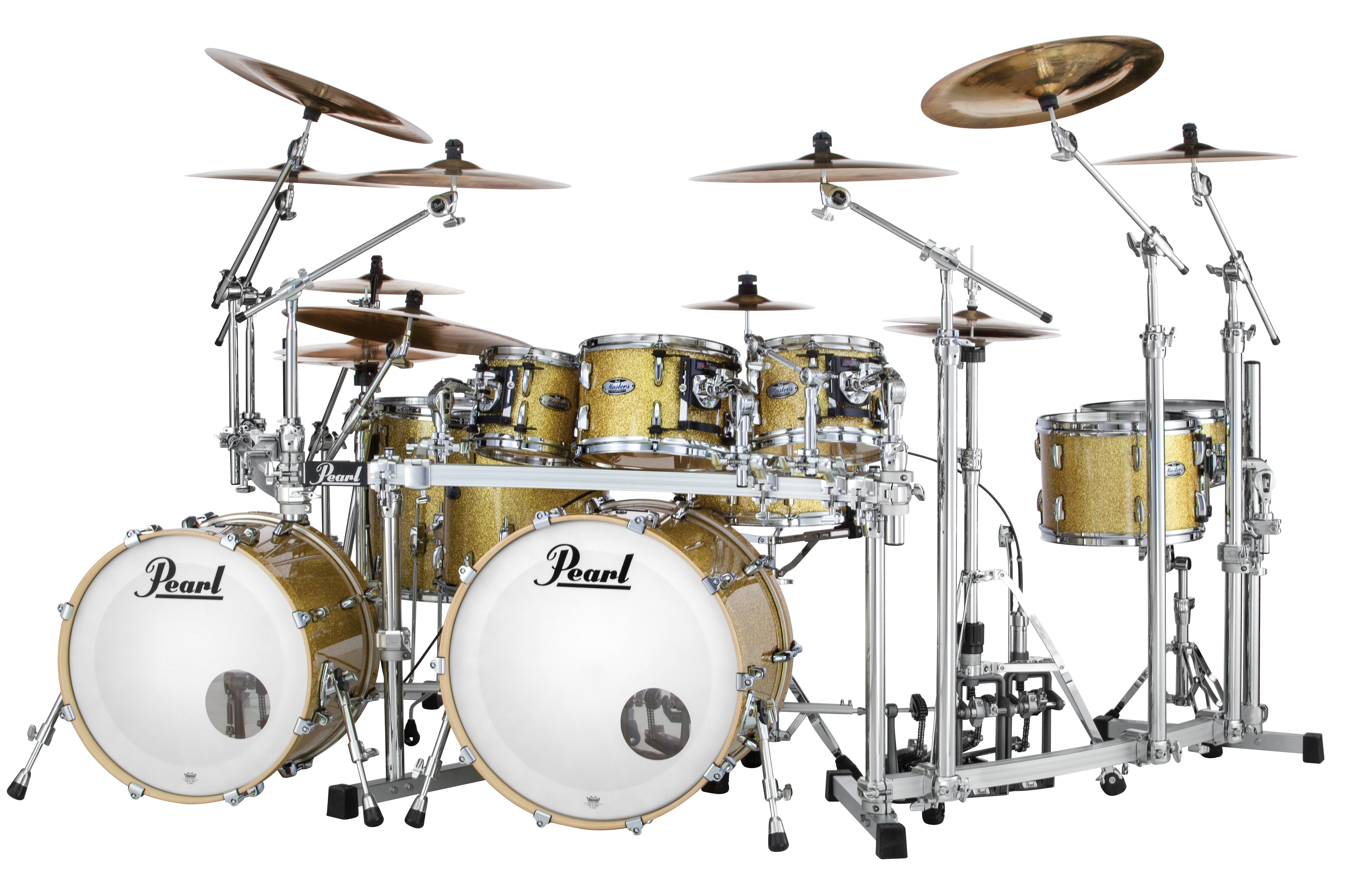 Pearl Masters Maple Complete 4-pc. Shell Pack BOMBAY GOLD SPARKLE 