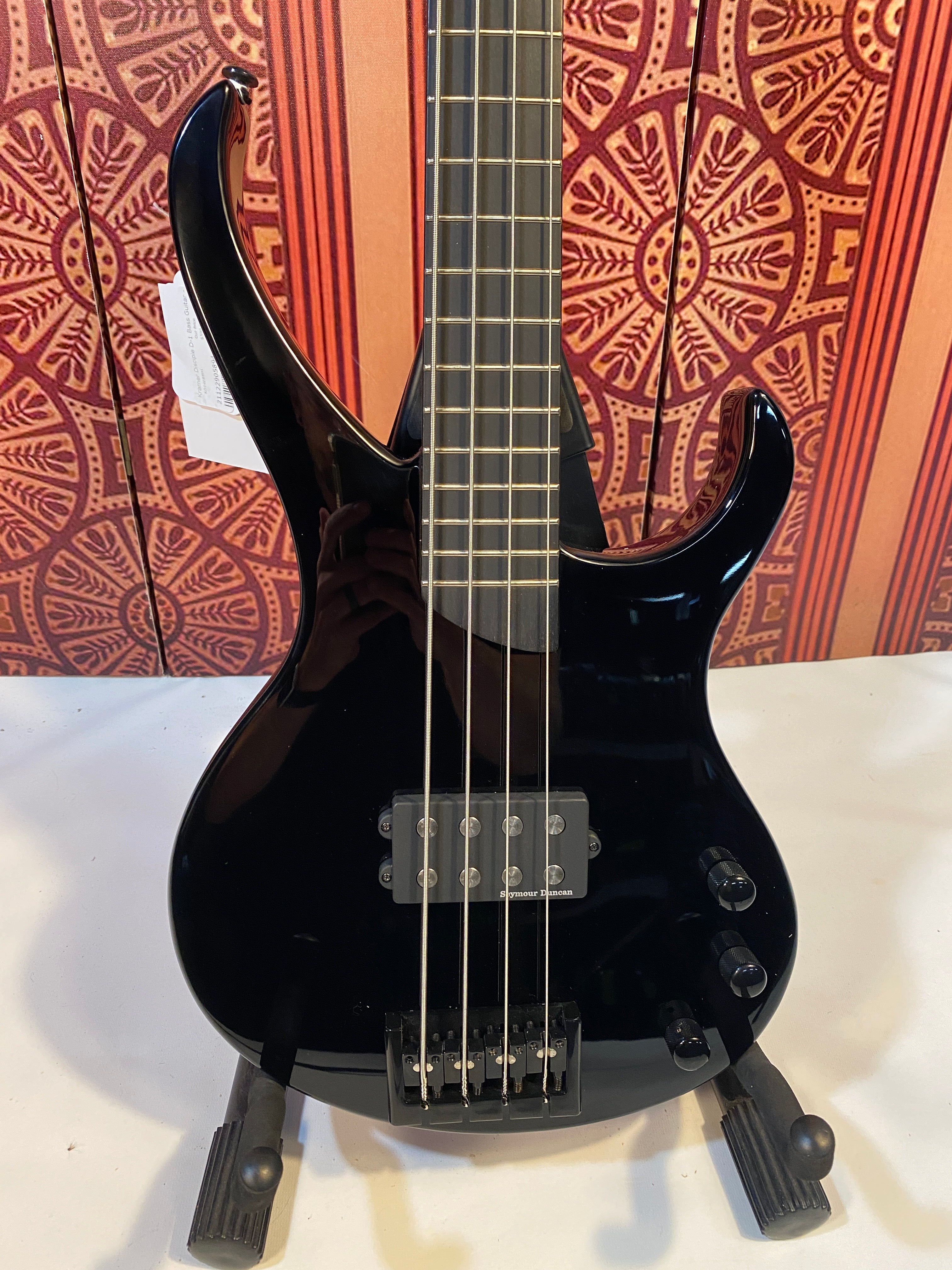Kramer Disciple D-1 Ebony Bass Guitar  OPEN BOX DEMO