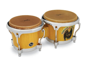 LATIN PERCUSSION LP LP201AX-SAS SANTANA AFRICA SPEAKS 7-1/4-INCH AND 8-5/8-INCH BONGO SET