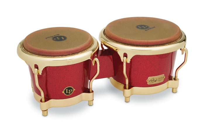 LATIN PERCUSSION LP LP794V-ARG GALAXY SERIES FIBERGLASS FAUSTO CUEVAS III SIGNATURE BONGOS ARENA RED