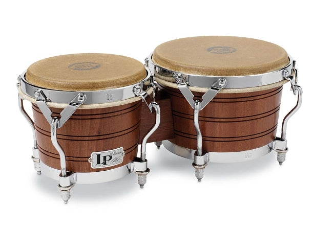 LATIN PERCUSSION LP1964 ORIG BONGO MAHOGANY 6 3/4-8 1/4