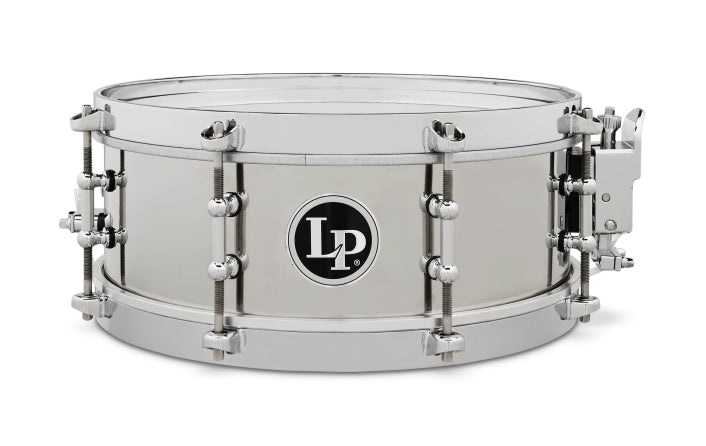 LATIN PERCUSSION LP LP4512-S 4 1/5 X 12 STAINLESS STEEL SALSA SNARE