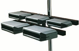 LATIN PERCUSSION LP1210 LP GRANITE BLACK SET WITH UNIVERSAL MOUNT