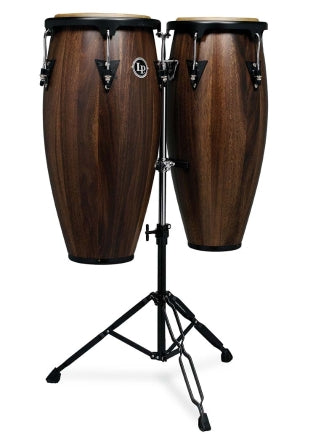 LATIN PERCUSSION LPA646-SW LP ASPIRE 10-INCH AND 11-INCH CONGA SET WITH DOUBLE STAND - JAMJUREE