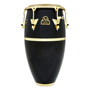LATIN PERCUSSION LP810Z LP LP809Z GALAXY FIBERGLASS CONGA - BLACK HOLOGRAM WITH GOLD TONE HARDWARE