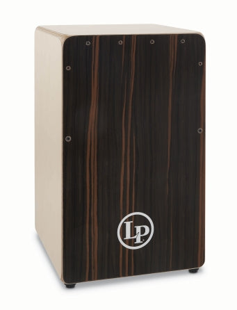 LATIN PERCUSSION LP LP1491RE WOODSHOP CAJON WITH RARE EBONY SOUNDBOARD
