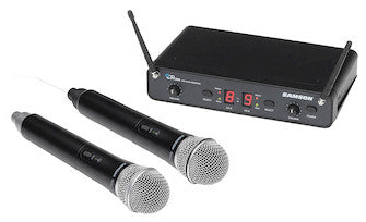 SAMSON AUDIO SWC288HQ6-H CONCERT 288 DUAL HANDHELD SYSTEM WIRELESS SYSTEMS (CH88 X 2/CR288)- H BAND