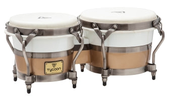 TYCOON PERCUSSN TSBH-BCCCL 7 & 8 1/2 SIGNATURE HERITAGE CAF… CON LECHE SERIES BONGOS