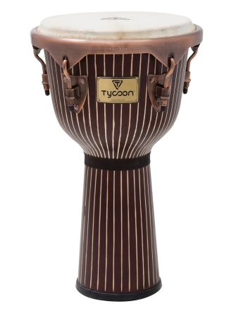 TYCOON PERCUSSN MTJHC713ACT 13 MASTER HAND-CRAFTED PINSTRIPE DJEMBE - KEY TUNED