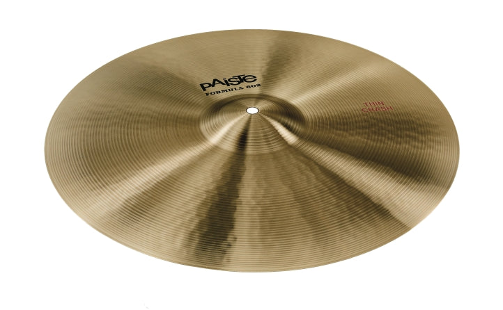PAISTE CYMBALS 1041219 19 FORMULA 602 THIN CRASH