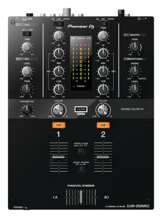 PIONEER DJ DJM-250MK2 DJ 2 CHANNEL MIXER