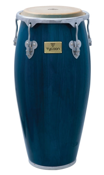 TYCOON PERCUSSN MTC-110CBL/S 11 MASTER CLASSIC SERIES BLUE QUINTO WITH WOODEN SINGLESTAND