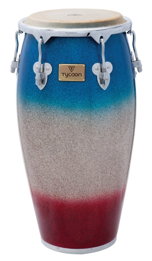 TYCOON PERCUSSN MTCP-120CPF2 11 3/4 MASTER PLATINUM TRI-FADE SERIES CONGA