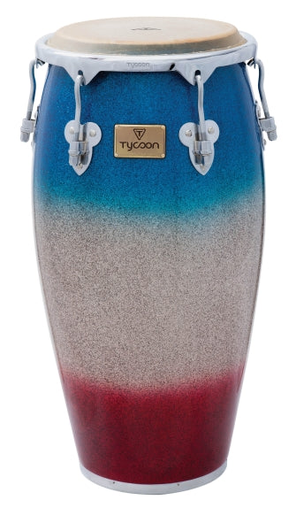 TYCOON PERCUSSN MTCP-120CPF2 11 3/4 MASTER PLATINUM TRI-FADE SERIES CONGA