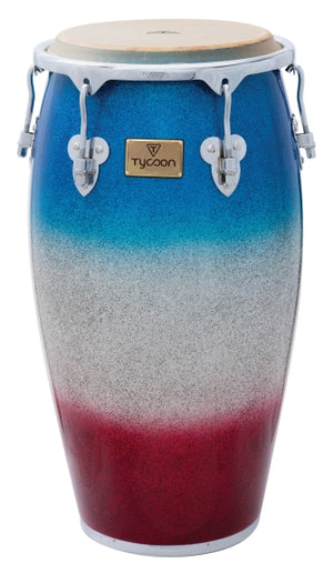 TYCOON PERCUSSN MTCP-130CPF2 12 1/2 MASTER PLATINUM TRI-FADE SERIES TUMBA