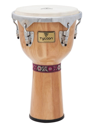 TYCOON PERCUSSN TJ-712CN 12 CONCERTO SERIES DJEMBE - NATURAL FINISH