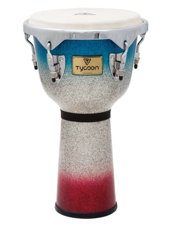 TYCOON PERCUSSN MTJP-712CPF2 12 MASTER PLATINUM TRI-FADE DJEMBE