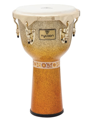 TYCOON PERCUSSN MTJP-712GPF3 12 MASTER PLATINUM SUNRISE DJEMBE