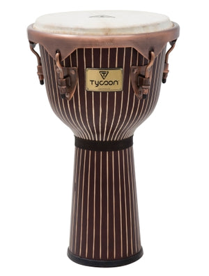 TYCOON PERCUSSN MTJHC-712ACT 12 MASTER HAND-CRAFTED PINSTRIPE DJEMBE - KEY TUNED