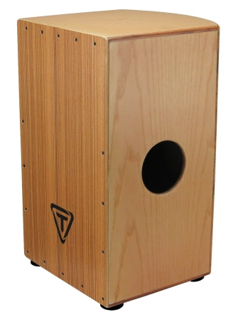 TYCOON PERCUSSN TKZRB-29 29 ROUNDBACK SERIES AMERICAN ASH CAJON WITH ZEBRANO FRONT PLATE