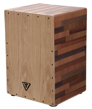 TYCOON PERCUSSN TKT-35 35 SERIES WOOD MIXTURE CAJON WITH AMERICAN ASH FRONT PLATE