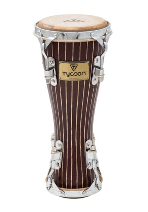 TYCOON PERCUSSN TBA-OKOHCT1 SMALL BATA DRUM OKONKOLO HAND CRAFT PINSTRIPE