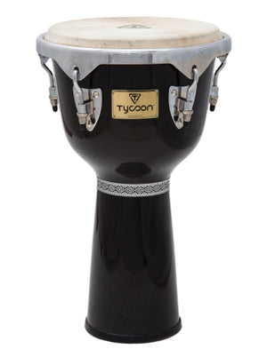 TYCOON PERCUSSN TJ-712CBK 12 MASTER SERIES DJEMBE - BLACK FINISH