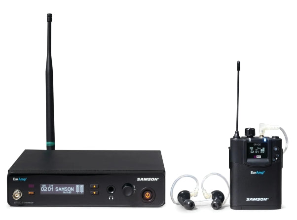 SAMSON AUDIO SWEA100S-K EARAMP IN-EAR WIRELESS MONITORING SYSTEM WITH EARPHONES (ET100 ER100 ZI150) - K BAND