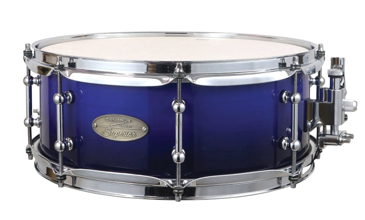 CANOPUS SM-1455SP-NF SESSION SUPERIOR 5 - 5 X 14 SNARE DRUM NAVY FADE LACQUER