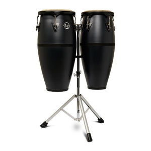 LATIN PERCUSSION LP646DII-OX 10-11 DISCOVERY II CONGA SET W/AL STD - ONYX