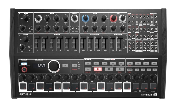 ARTURIA 531103 MINIBRUTE 2S NOIR ANALOG SYNTHESIZER - BLACK EDITION