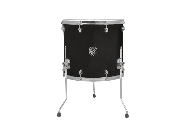 SJC DRUMS NVFT1618CHGBS NAVIGATOR FLOOR TOM 16X18 GHOST BLACK CHROME HW