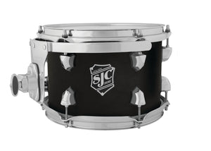SJC DRUMS NVRT710CHGBS NAVIGATOR RACK TOM 7X10 GHOST BLACK CHROME HW
