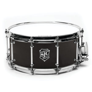 SJC DRUMS NVS6514CHGBS NAVIGATOR SNARE DRUM 6 - 5X14 GHOST BLACK CHROME HW