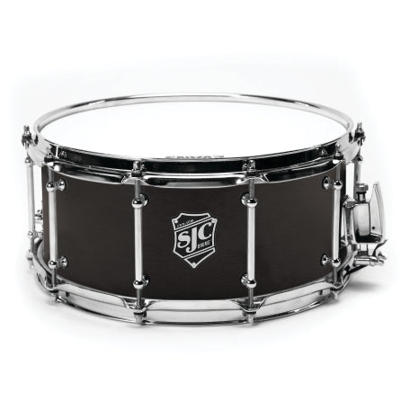 SJC DRUMS NVS6514CHGBS NAVIGATOR SNARE DRUM 6 - 5X14 GHOST BLACK CHROME HW