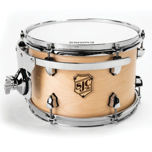 SJC DRUMS T22KNACHT12 TOUR SERIES 8X12 RACK TOM NATURAL CHROME HDW