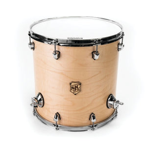 SJC DRUMS T22KNACHT16 TOUR SERIES 16X16 FLOOR TOM NATURAL CHROME HDW