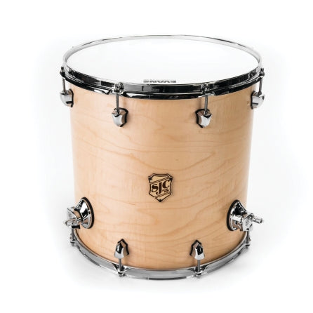 SJC DRUMS T22KNACHT16 TOUR SERIES 16X16 FLOOR TOM NATURAL CHROME HDW