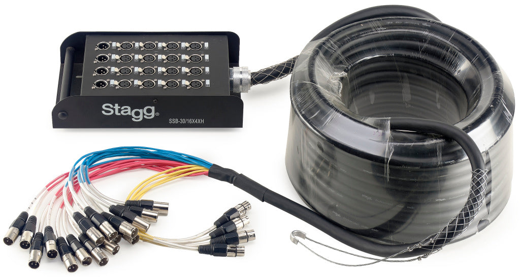 STAGG S-Series Stagebox - 16x XLR F Inputs/ 4x XLR M Outputs