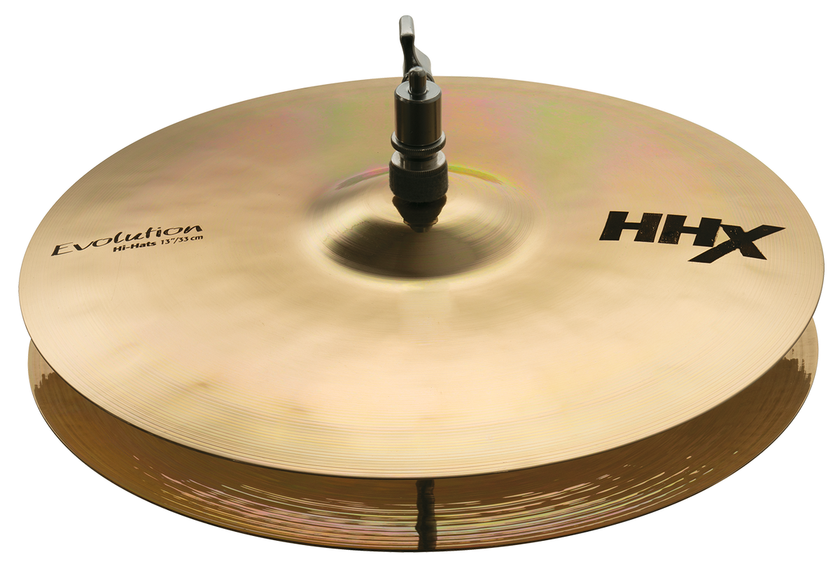 Sabian 11302XEB 13" HHX Evolution Hi-Hats Brilliant Finish