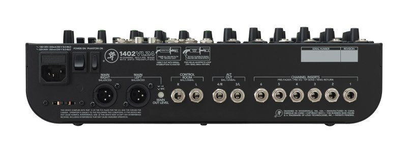 Mackie 1402VLZ4 14-Channel Compact Mixer