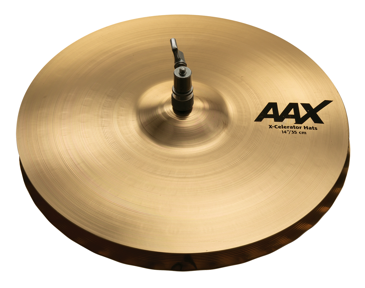 Sabian 21402XLB 14" AAX X-Celerator Hats Brilliant Finish