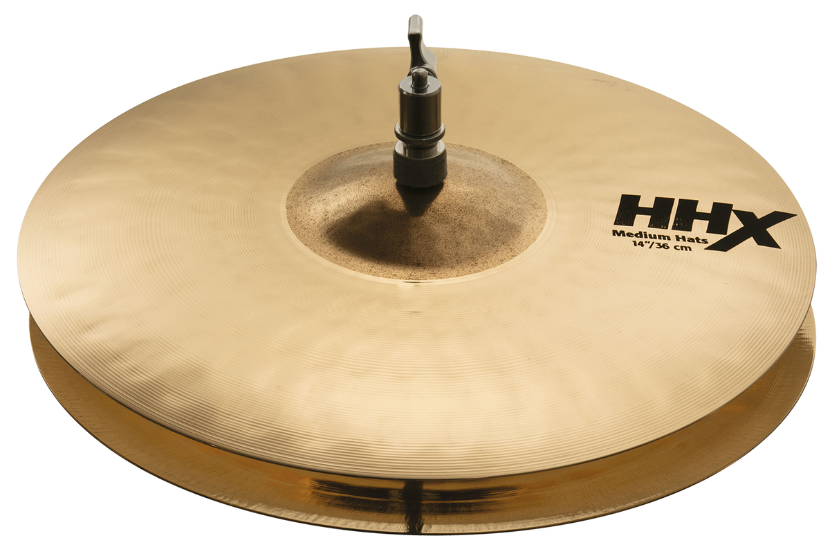 Sabian 11402XMB 14" HHX Medium Hats Brilliant Finish