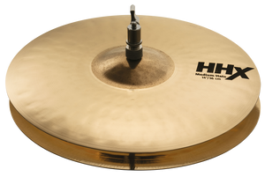 Sabian 11402XMB 14" HHX Medium Hats Brilliant Finish