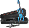 EVN X-4/4 MBL 4/4 electric violin set with metallic blue electric violin, soft case and headphones Stagg